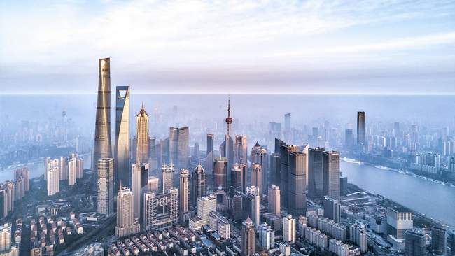 Zona Lujiazui në Shangai të Kinës lindore. / VCG